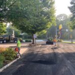 Laying a new pavement