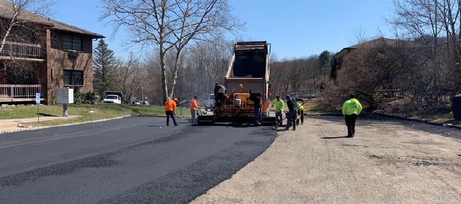 Asphalt Paving Installation in Passaic, NJ.