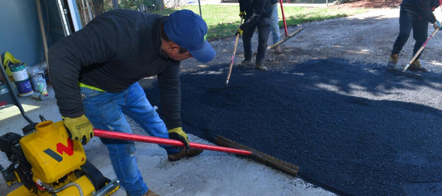 asphalt installation