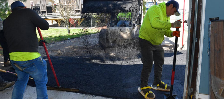 asphalt installation