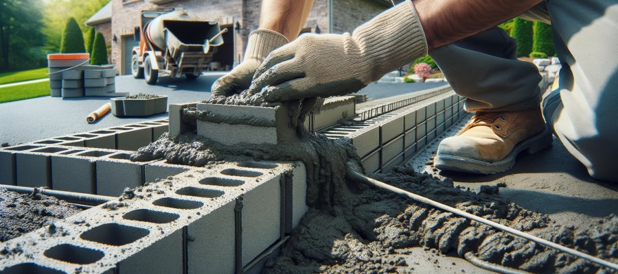 retaining walls concrete