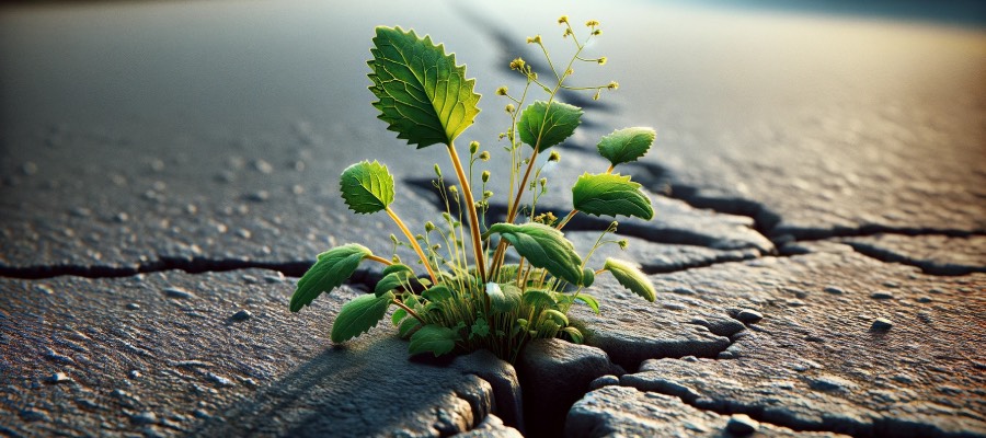 weed in driveway maintenance