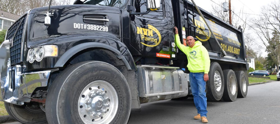 nvn paving dump truck