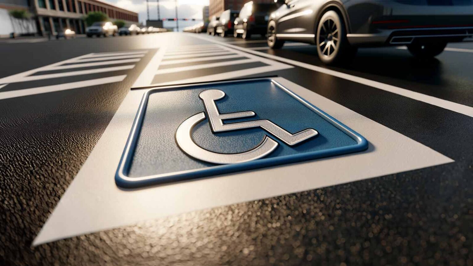 ada parking log marking