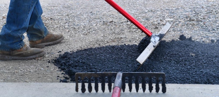 asphalt driveway